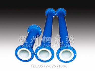 PTFE lined straight pipe