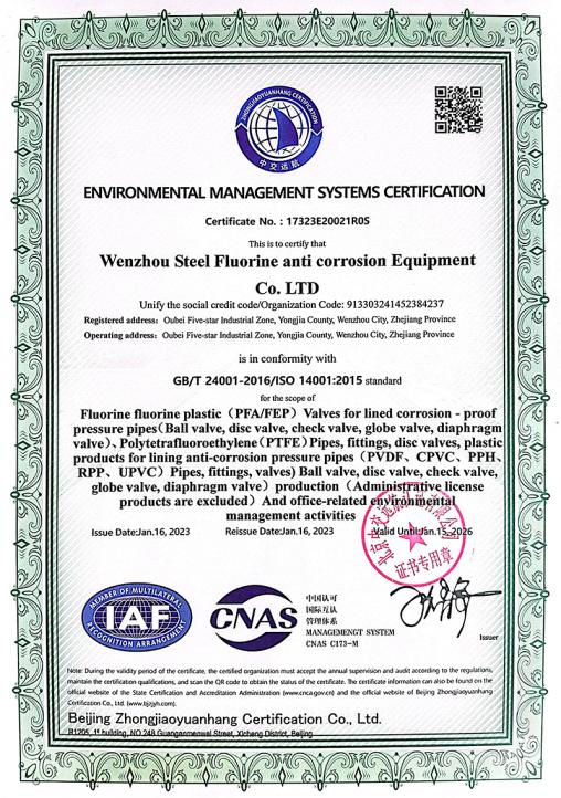 Environmental Management System Certification